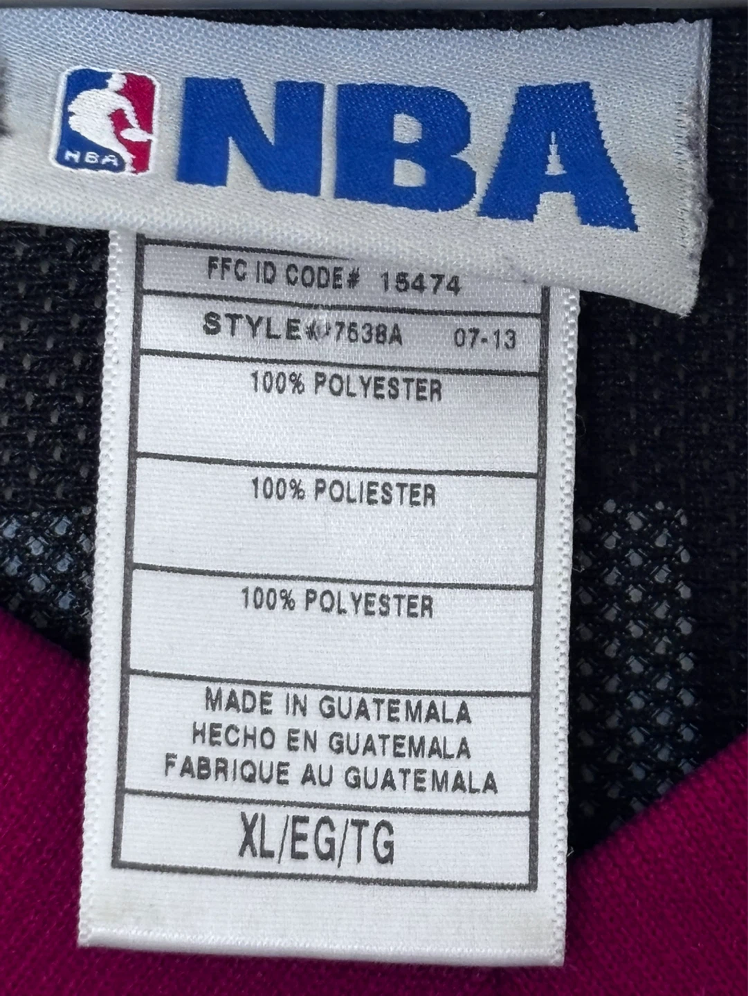 NBA Miami Heat Wade #3 Jersey XL - photo 3