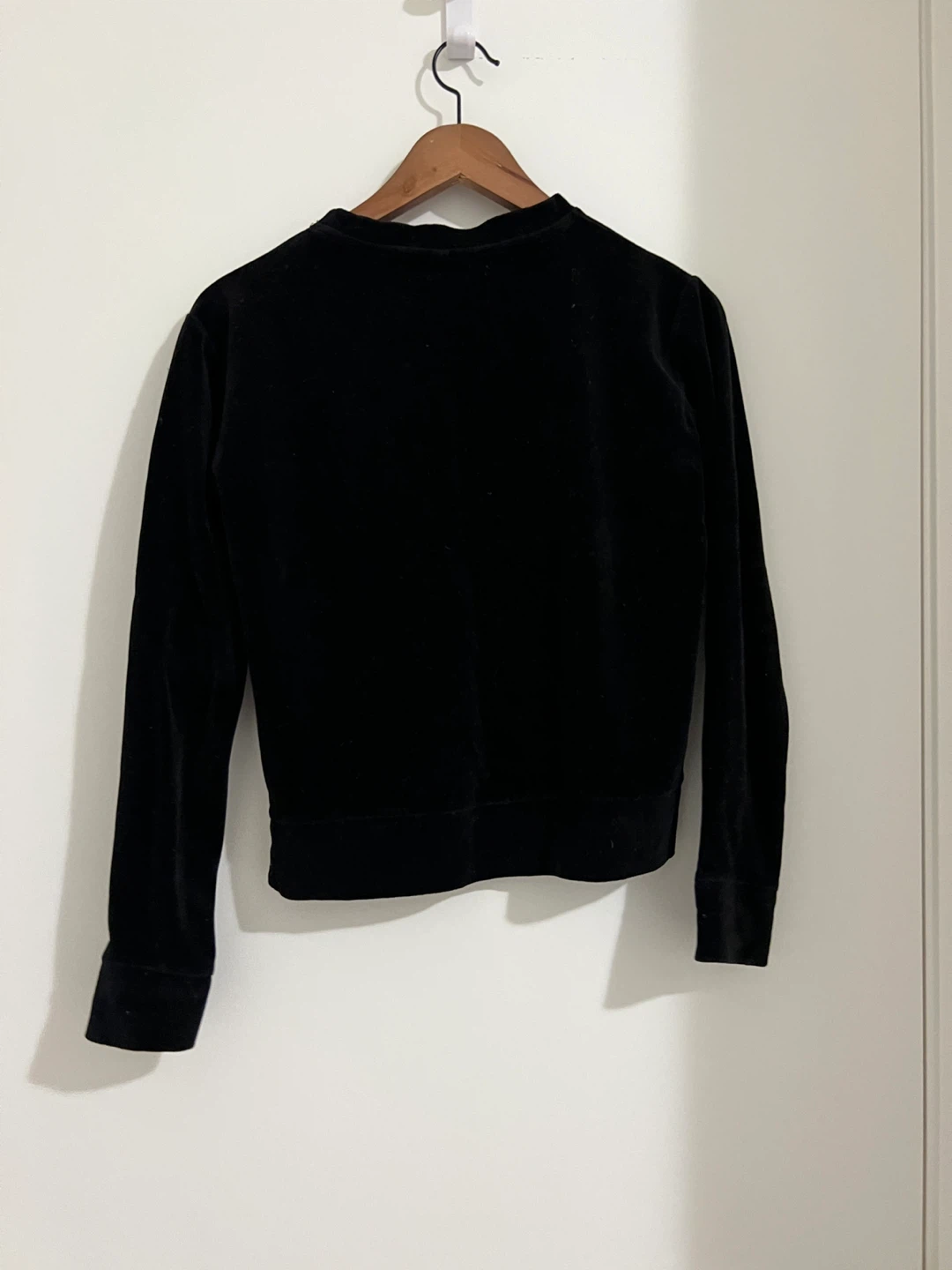 Black Velvet "LOVE" Crewneck Sweater - photo 2