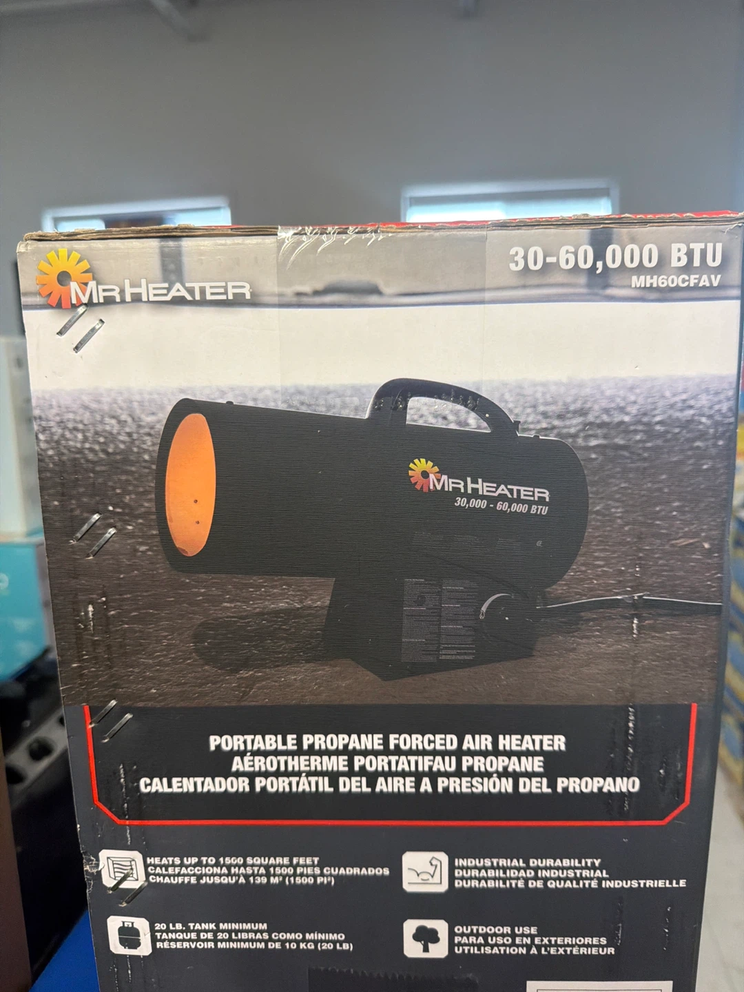 Mr. Heater Portable Propane Forced Air Heater 30,000-60,000 BTU - photo 2