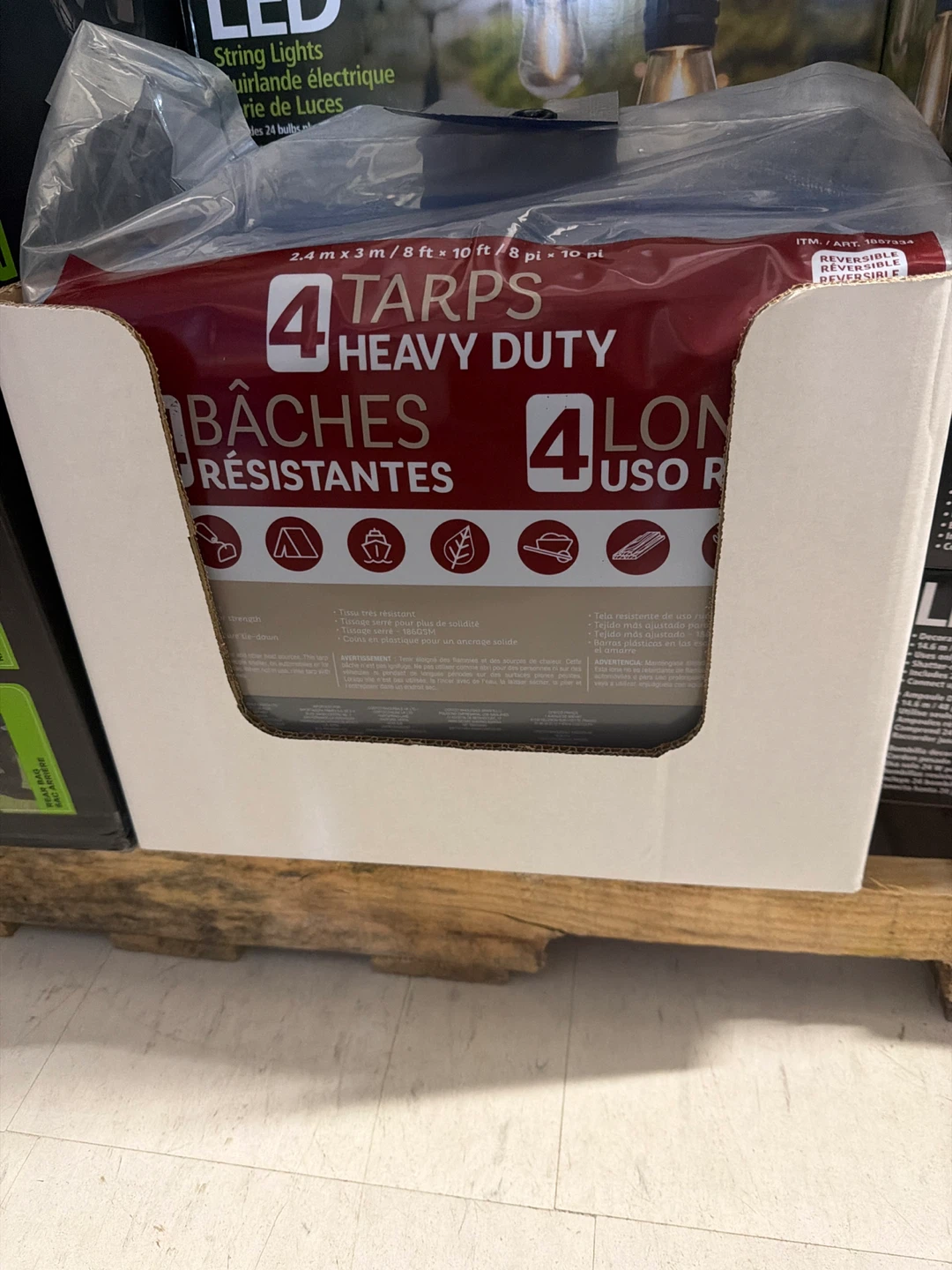4 Heavy Duty Tarps