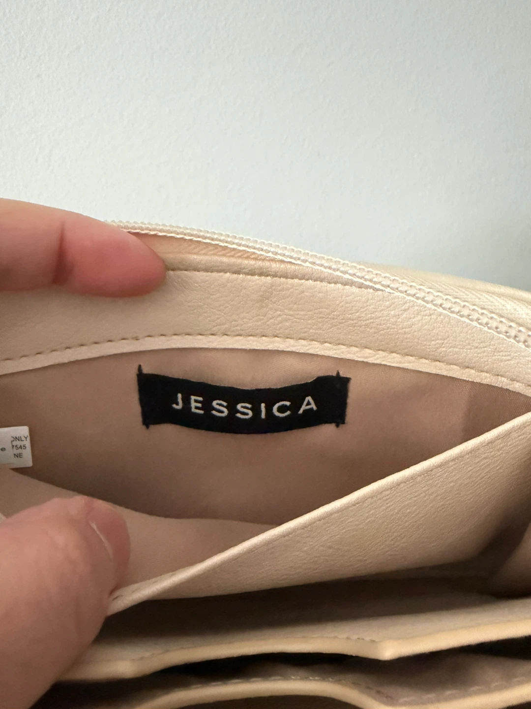 Jessica Rose Quilted Wristlet Wallet - Beige - photo 4