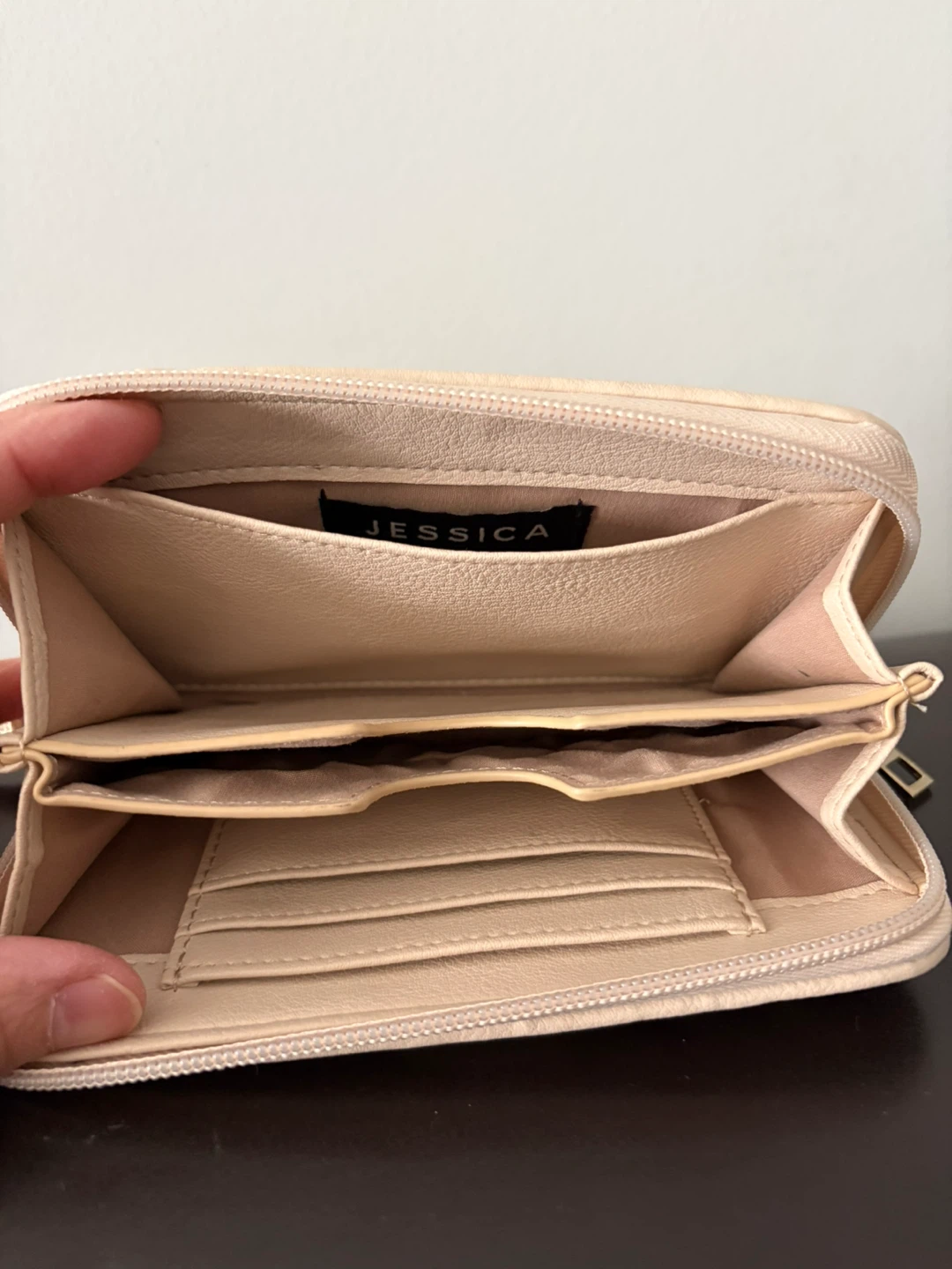 Jessica Rose Quilted Wristlet Wallet - Beige - photo 3