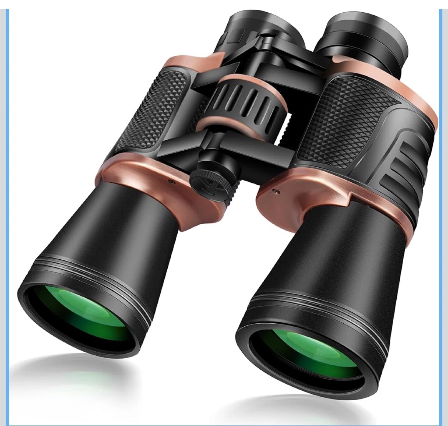 High Powered Binoculars - 50MM Large Lens, 22X Magnification
