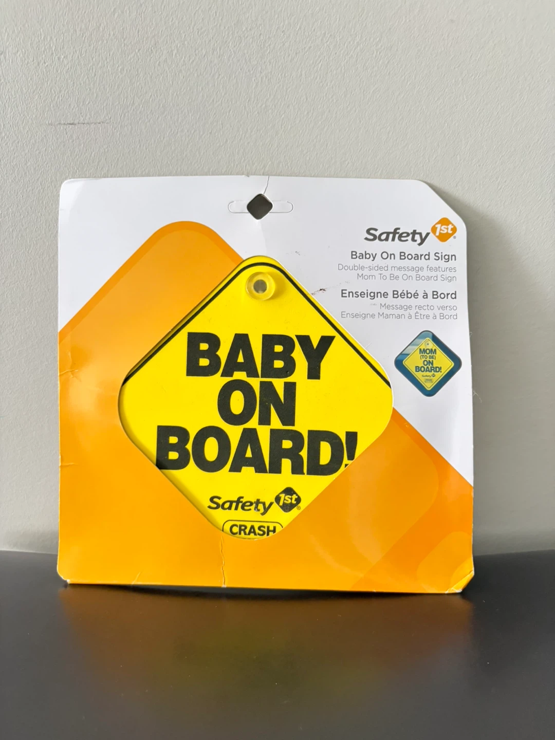 BNIP Safety 1st Mom To Be / Baby On Board Double-Sided Sign