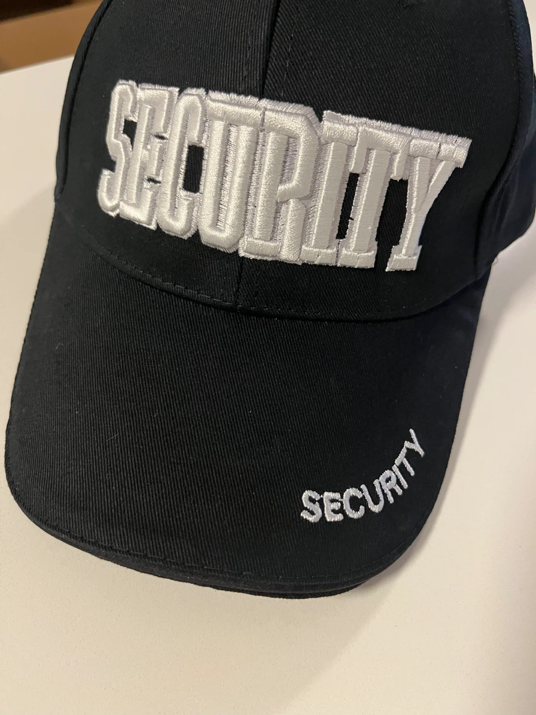 Black Security Embroidered Baseball Cap - photo 2