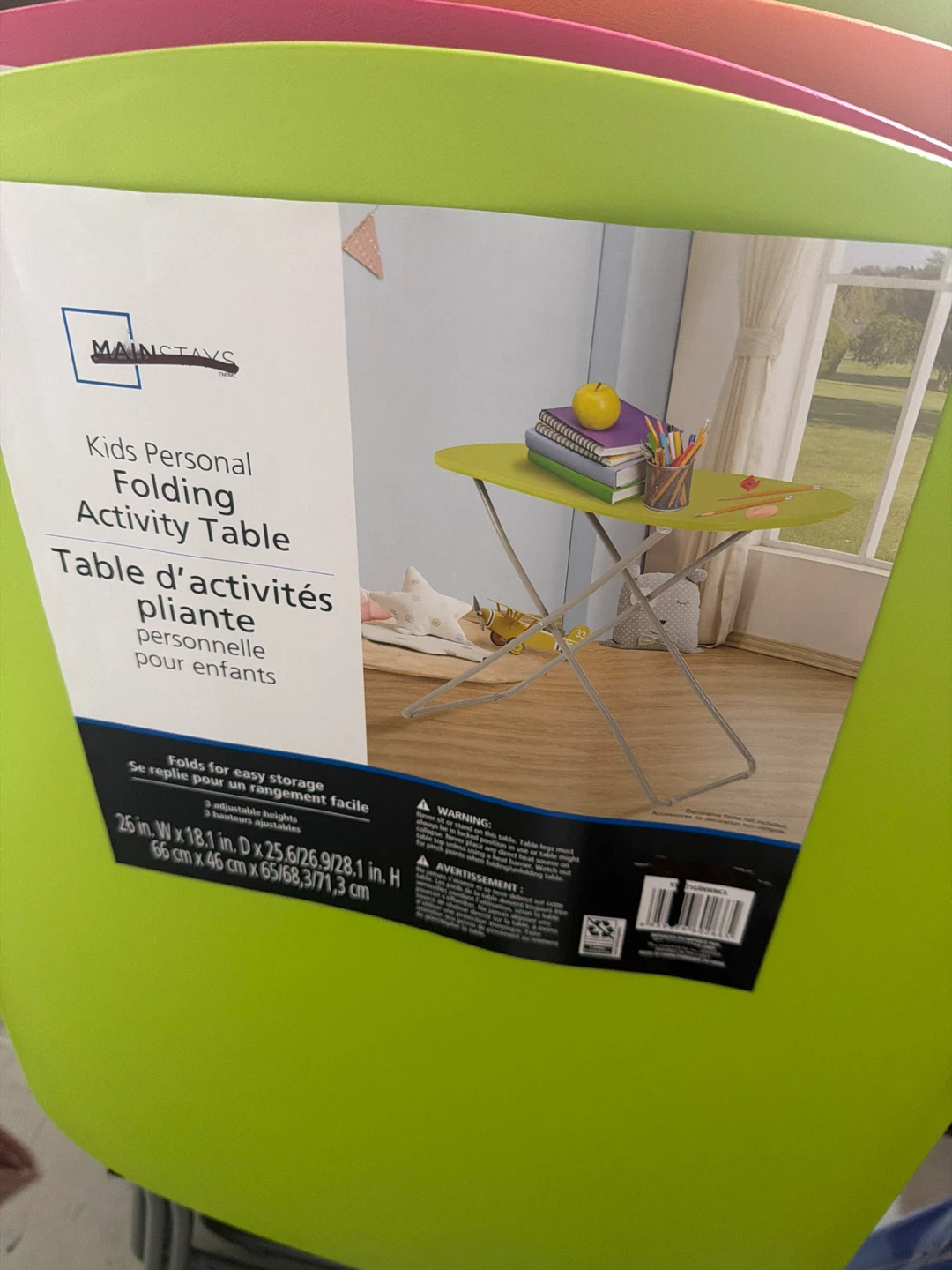 Mainstays Kids Folding Activity Table - photo 2