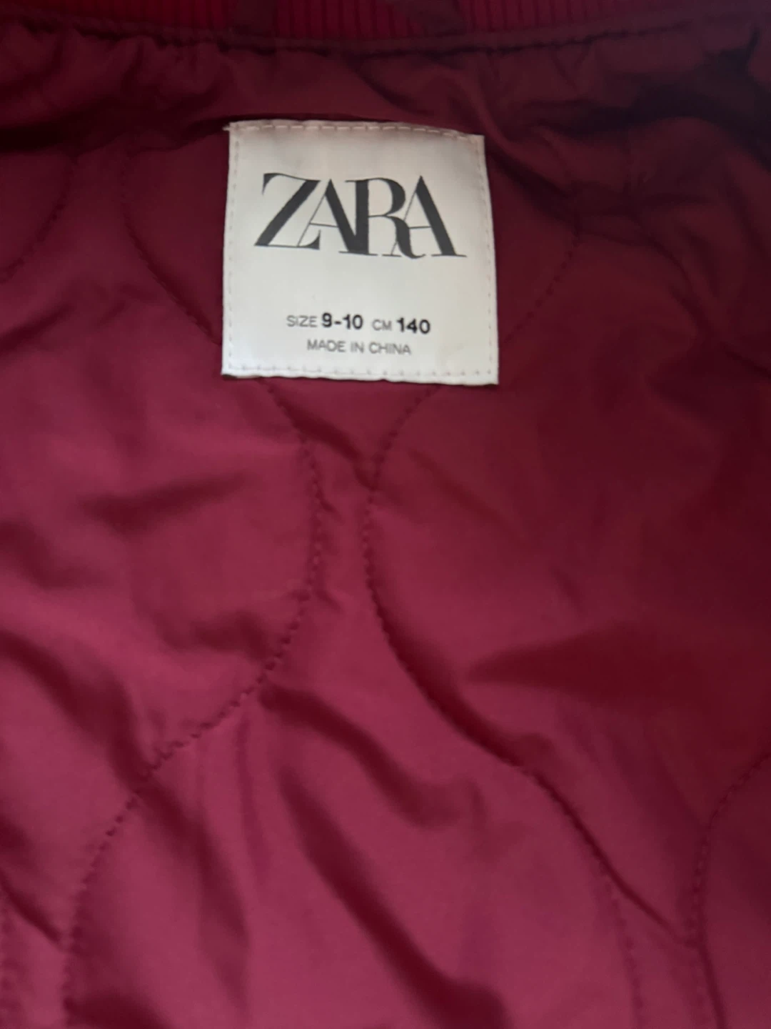 Zara Chelsea NYC Varsity Jacket Red White Size 9-10 Years - photo 4