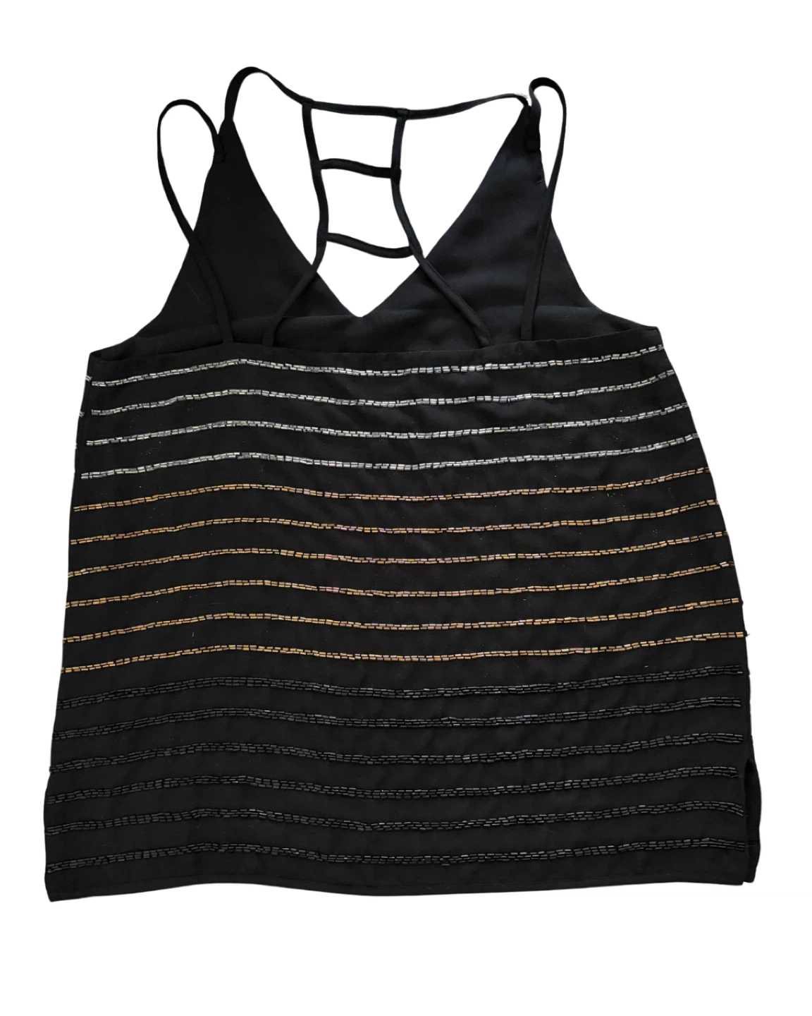 Black Sequin Tank Top 🩶💛🖤 - photo 2