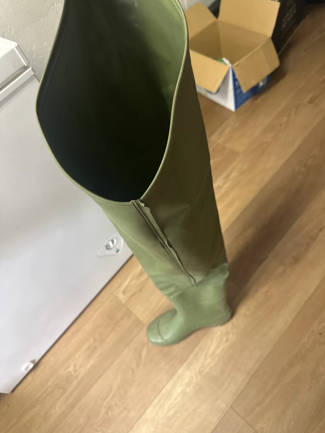 Size 10 Green Waders Boots fishing rubber boots - photo 2