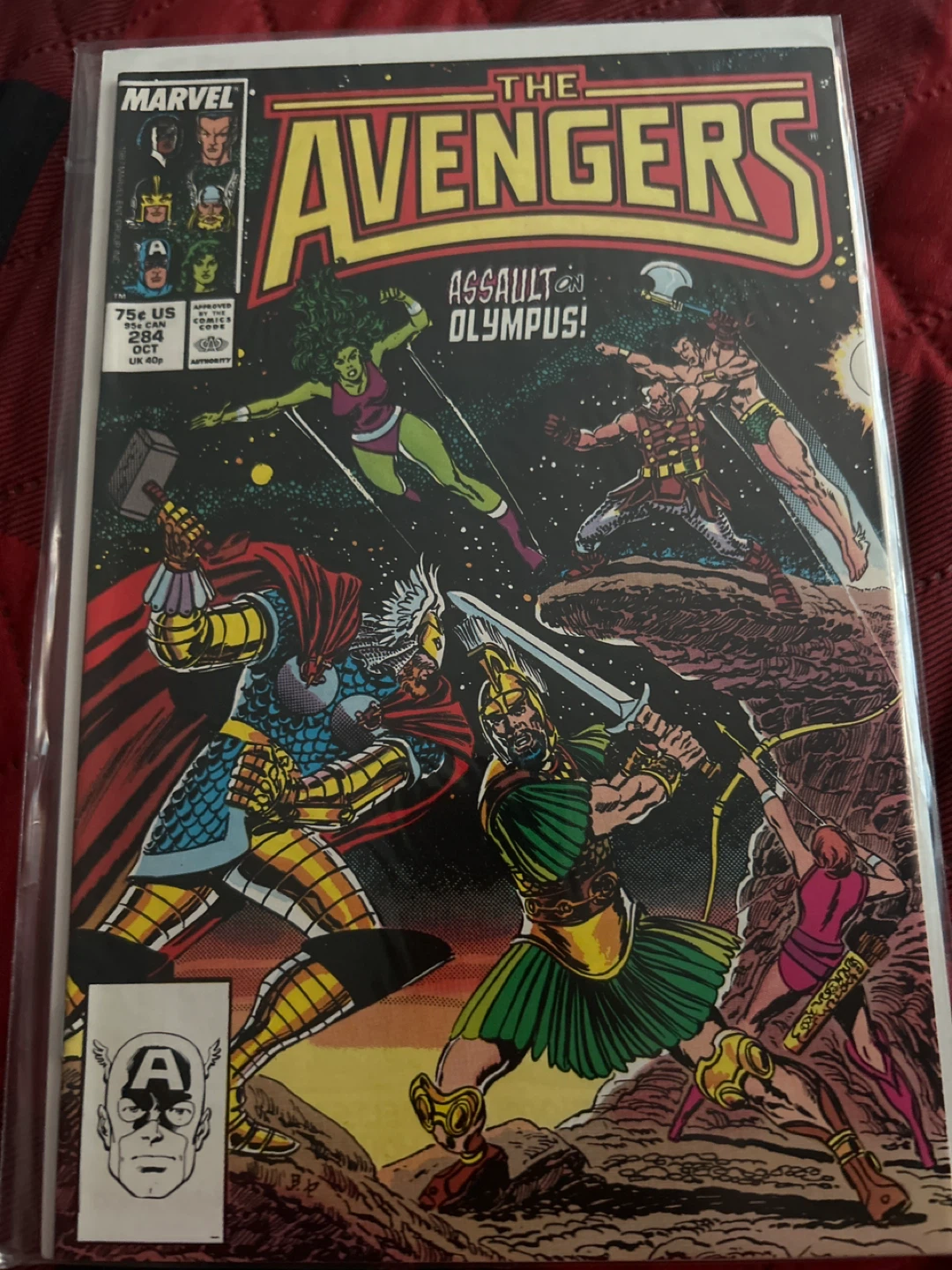 The Avengers Comic Book #284