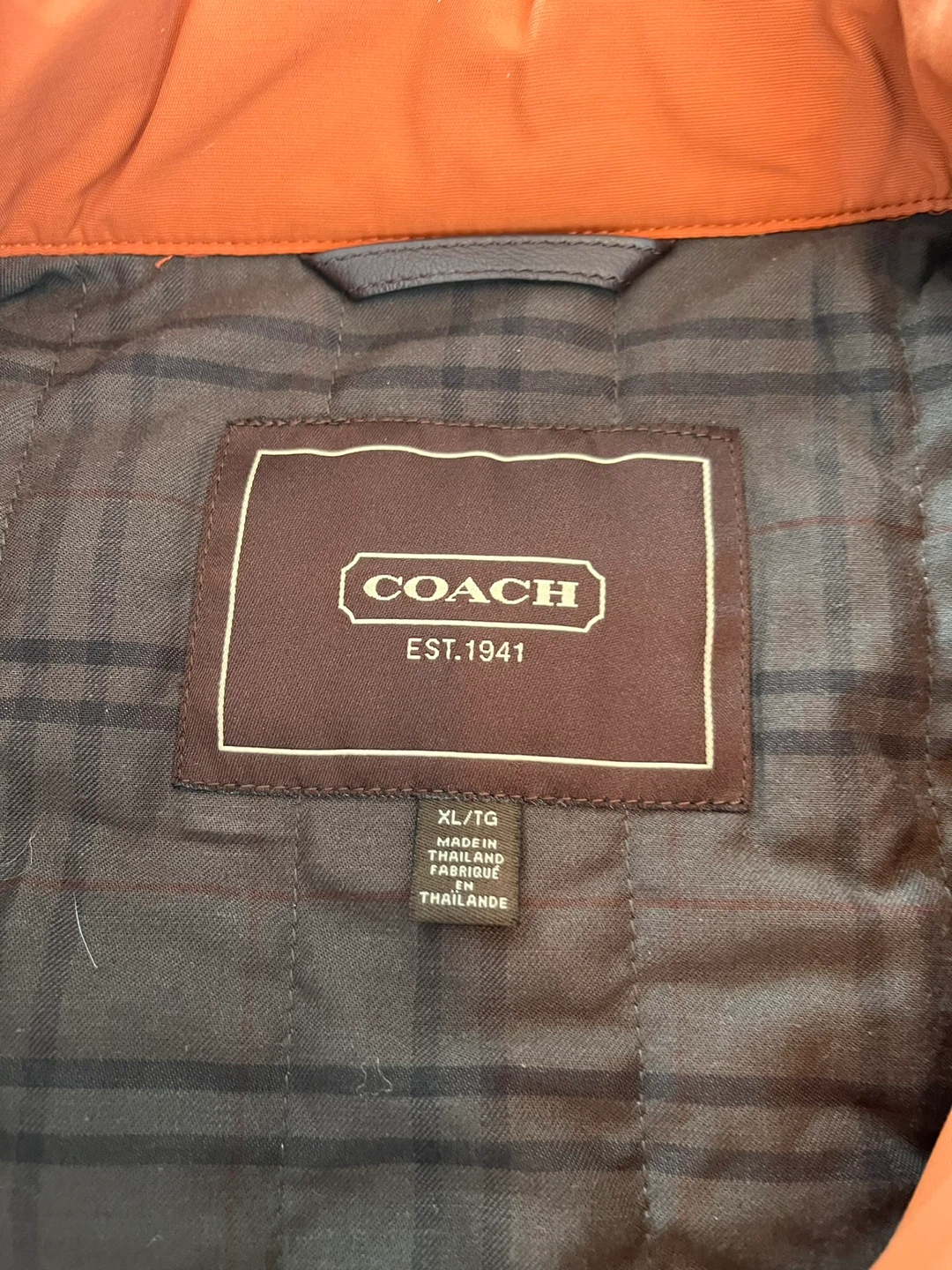 Coach Orange XL/TG Jacket - photo 5
