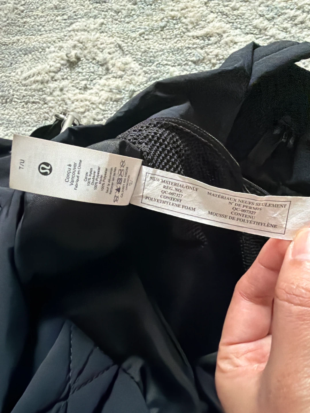 Lululemon Black Nylon Tote Bag - photo 2
