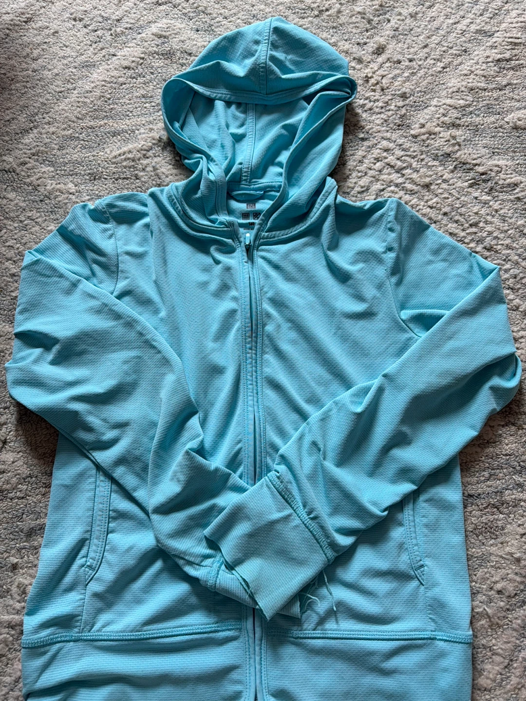 UNIQLO Blue Zip-Up Hoodie