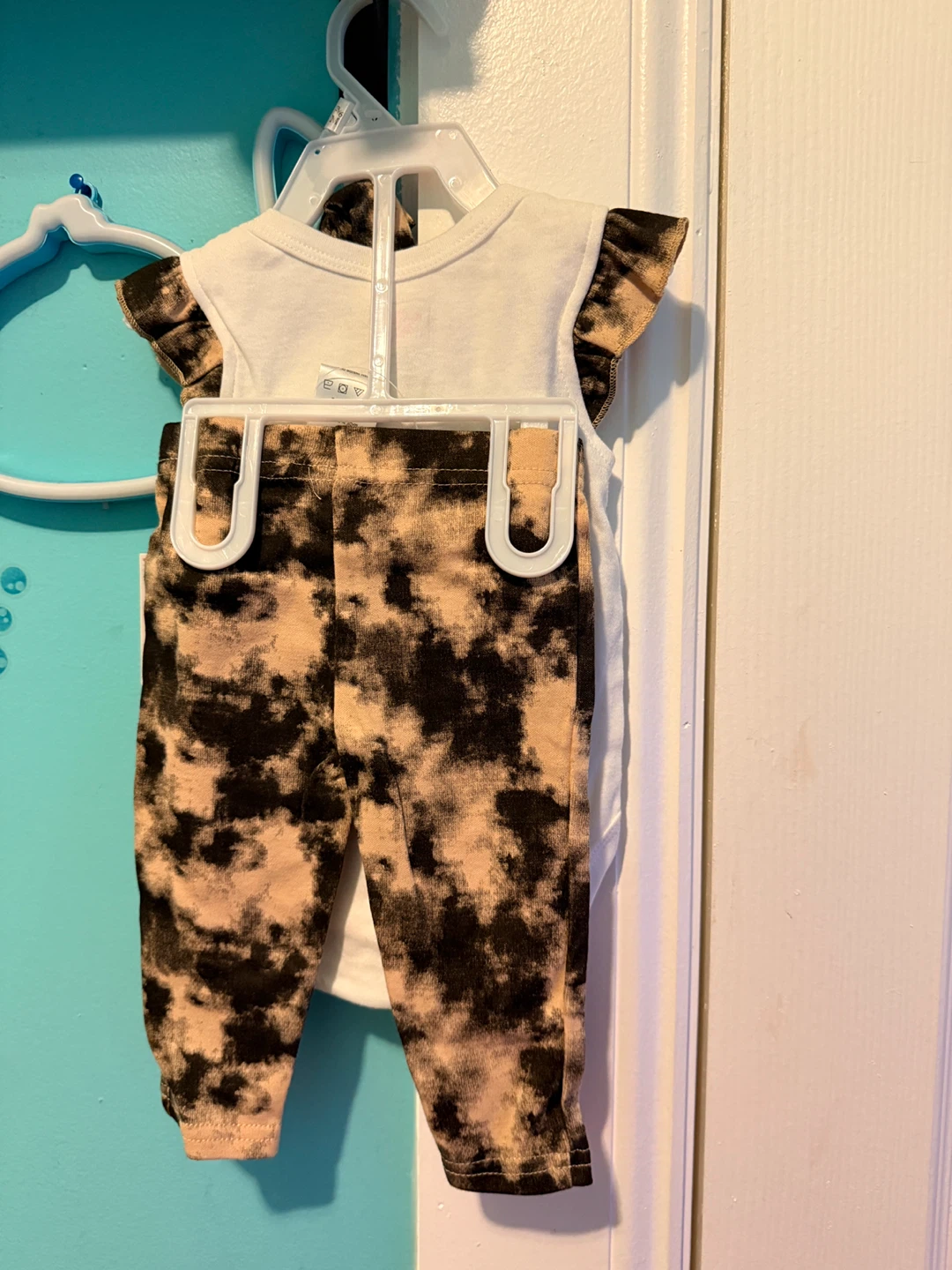 Baby Girl #Queen Bodysuit & Pants Set with Headband - photo 2