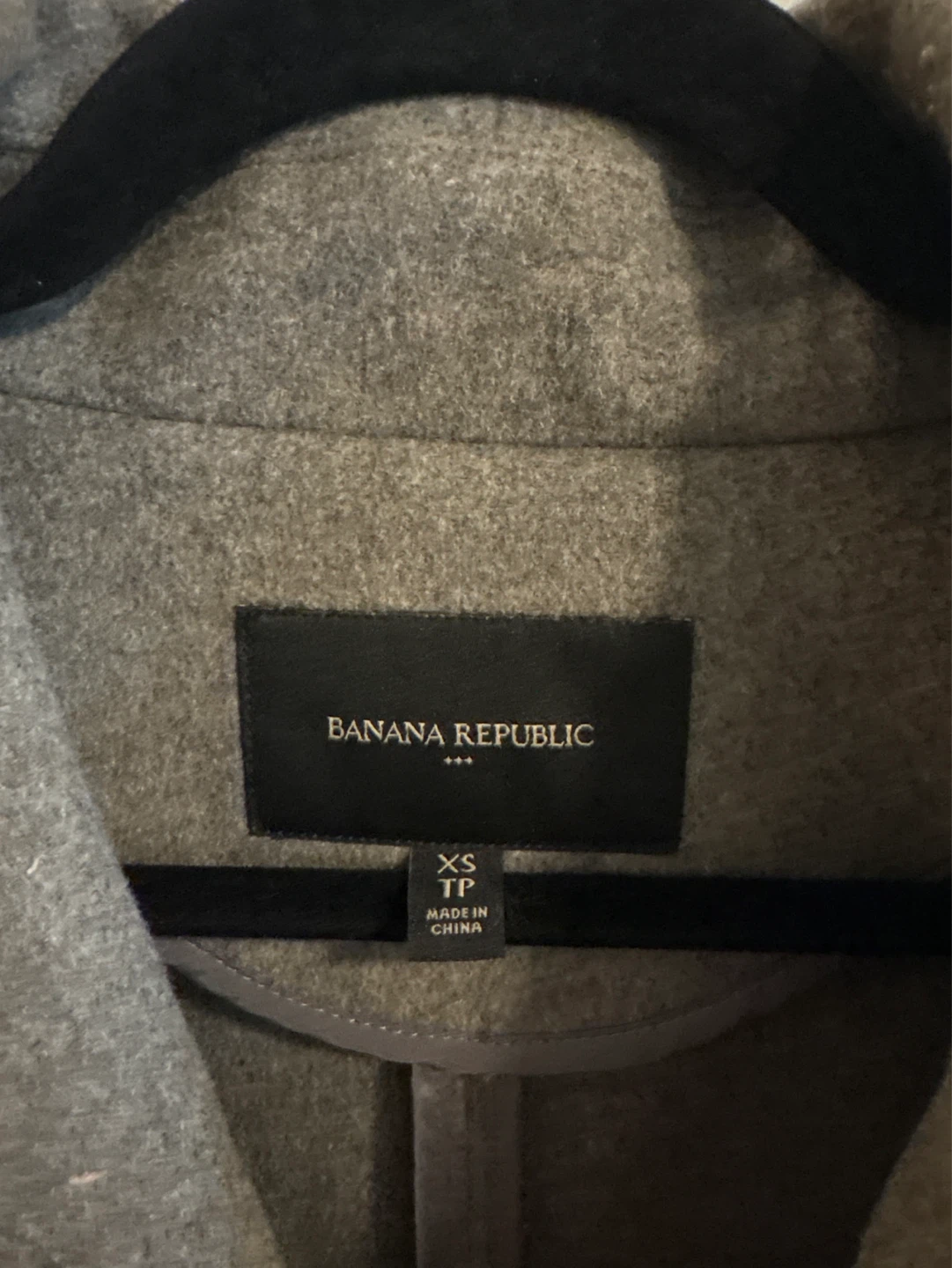 Banana Republic Grey Wool Blend Wrap Coat XS - photo 3