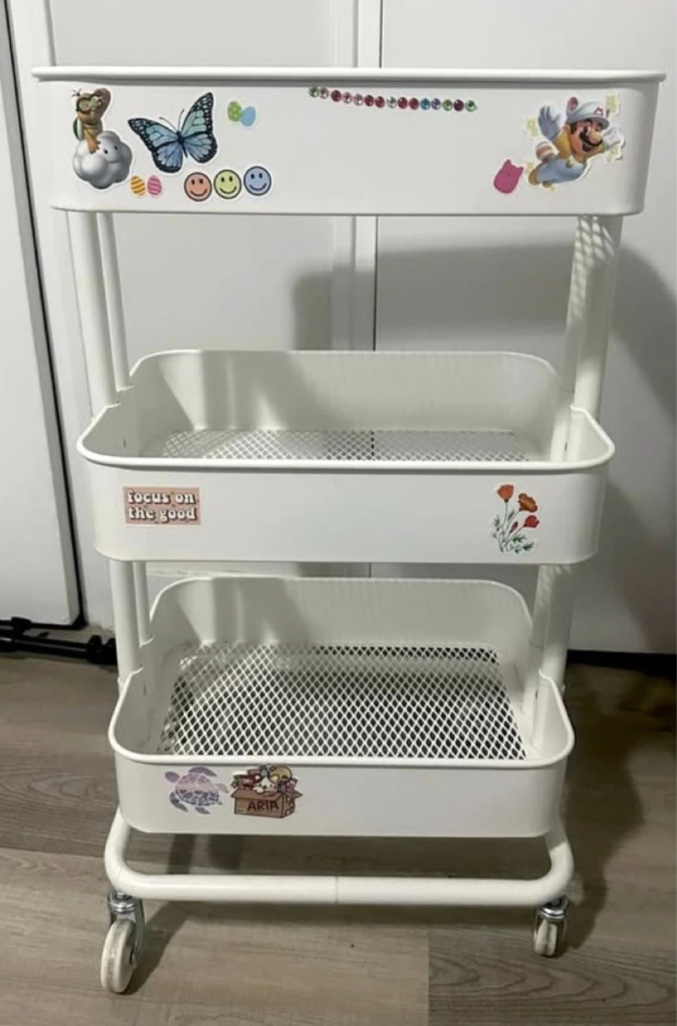 IKEA RÅSKOG 3-Tier Rolling Cart