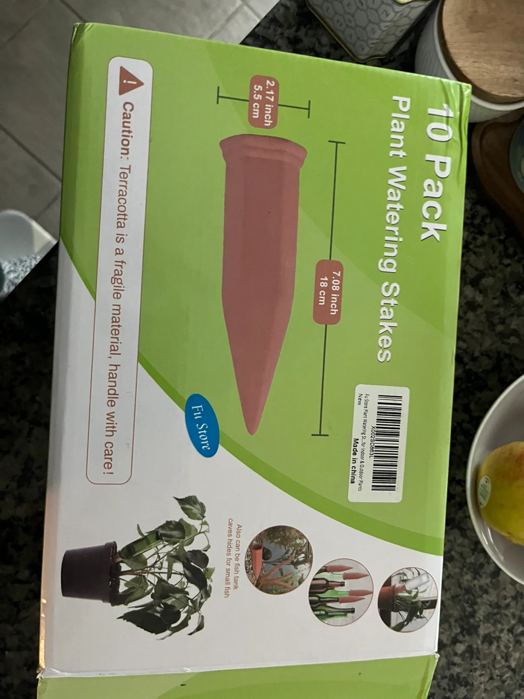 7  Terracotta Plant Watering Stakes