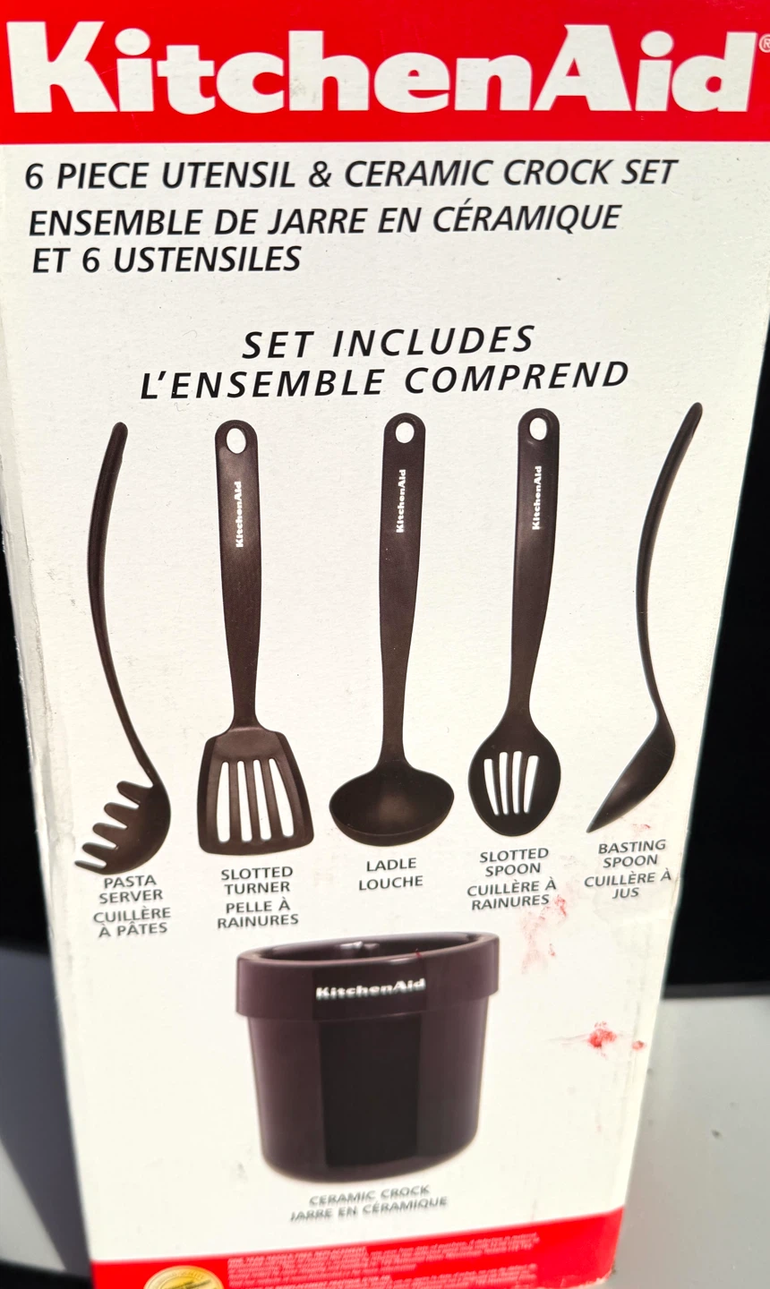 KitchenAid 6 Piece Utensil & Ceramic Crock Set - photo 4