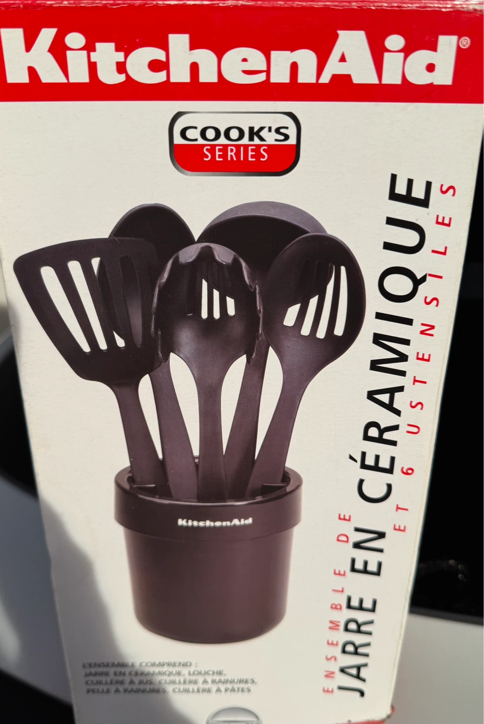 KitchenAid 6 Piece Utensil & Ceramic Crock Set - photo 3