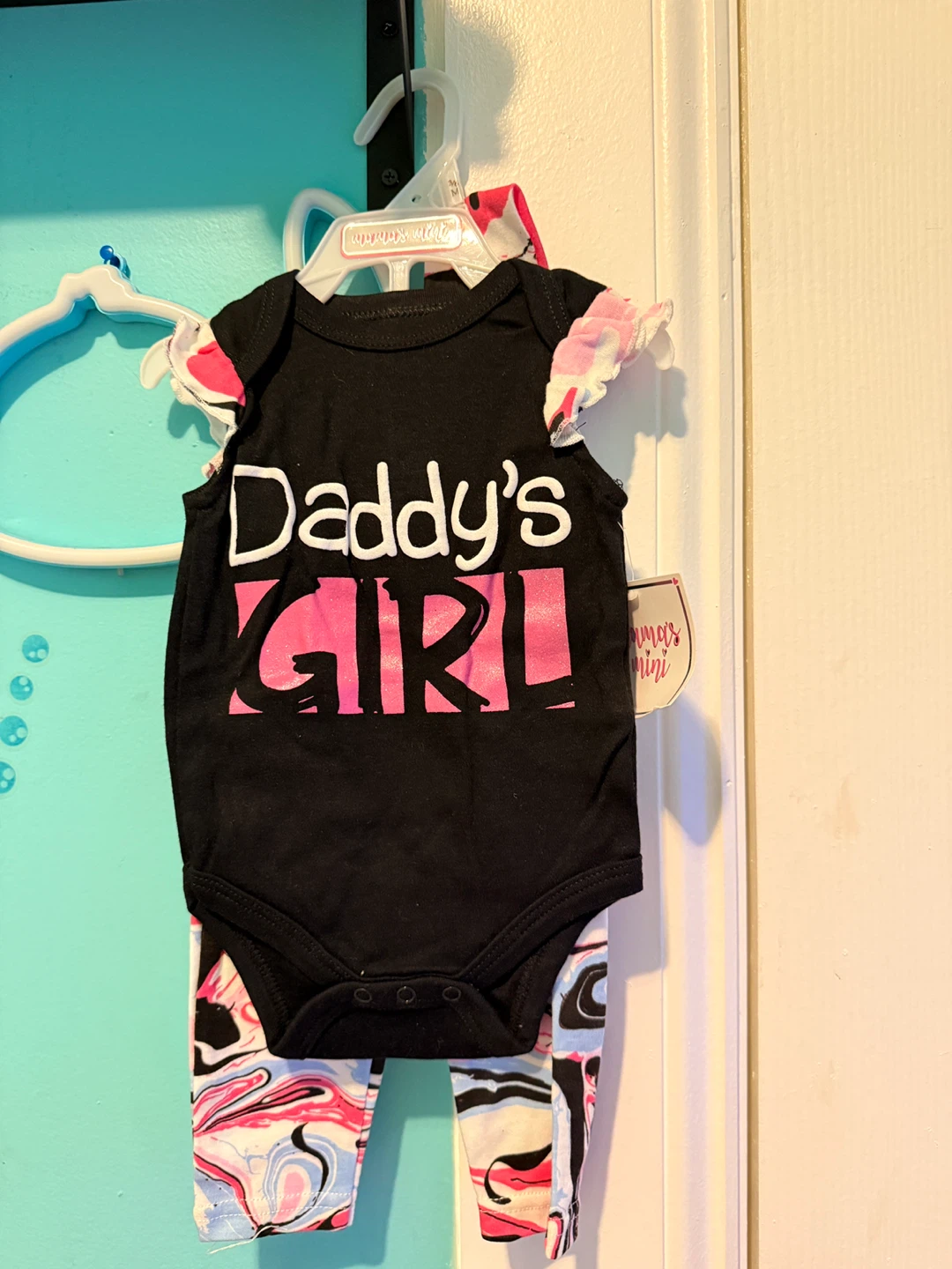 Baby Girl "Daddy's Girl" Outfit Set with Headband