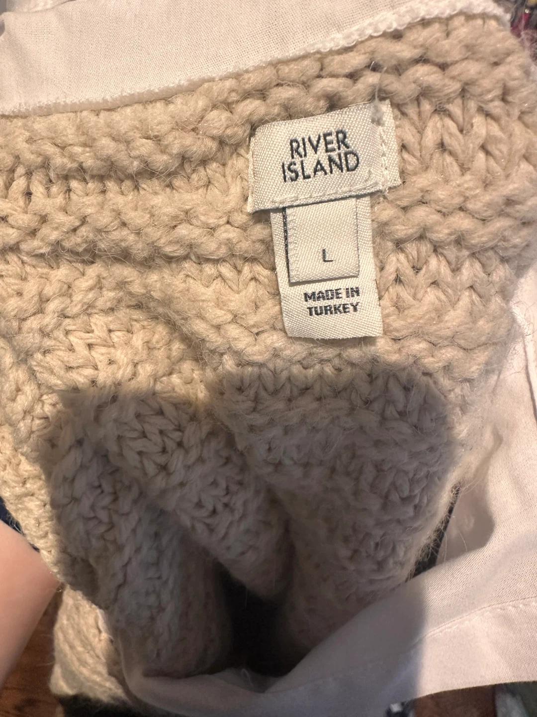 River Island Women's Knit Vest/ Shirt -Size L - photo 2