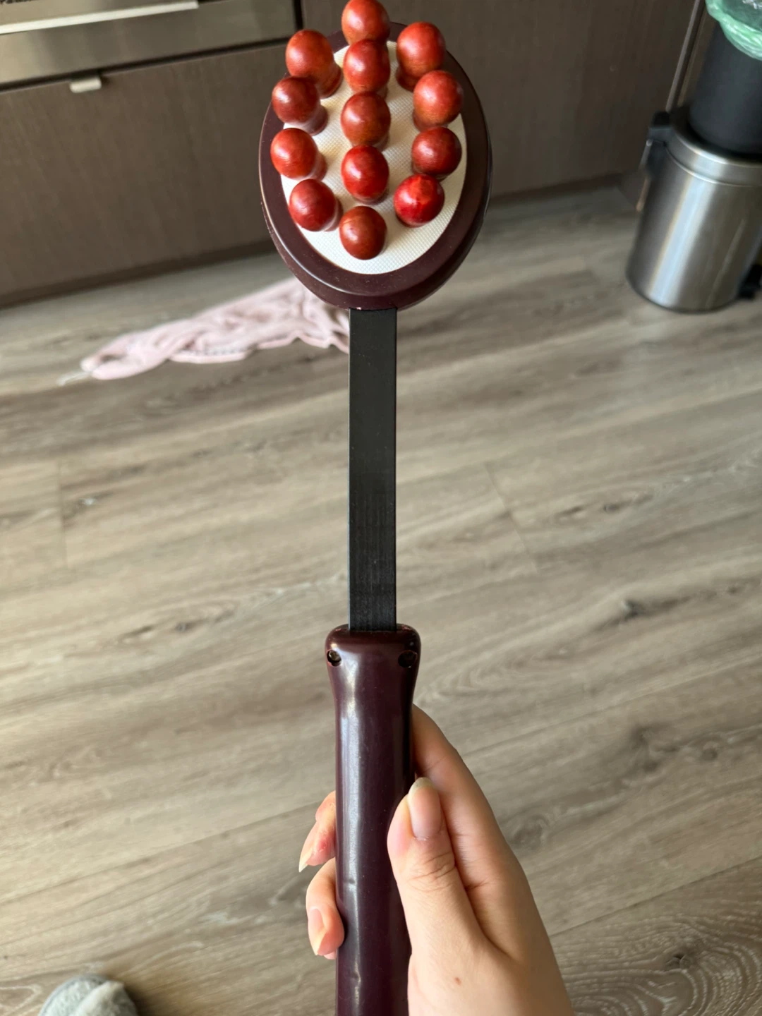 Massage Wand with Bristle and Roller Heads
