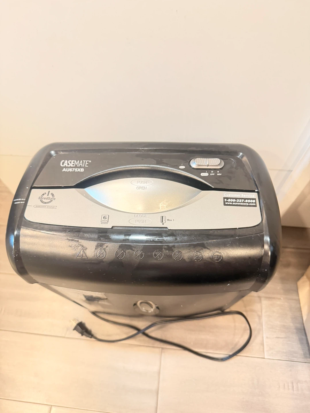 Casemate AU675XB Paper Shredder - photo 2