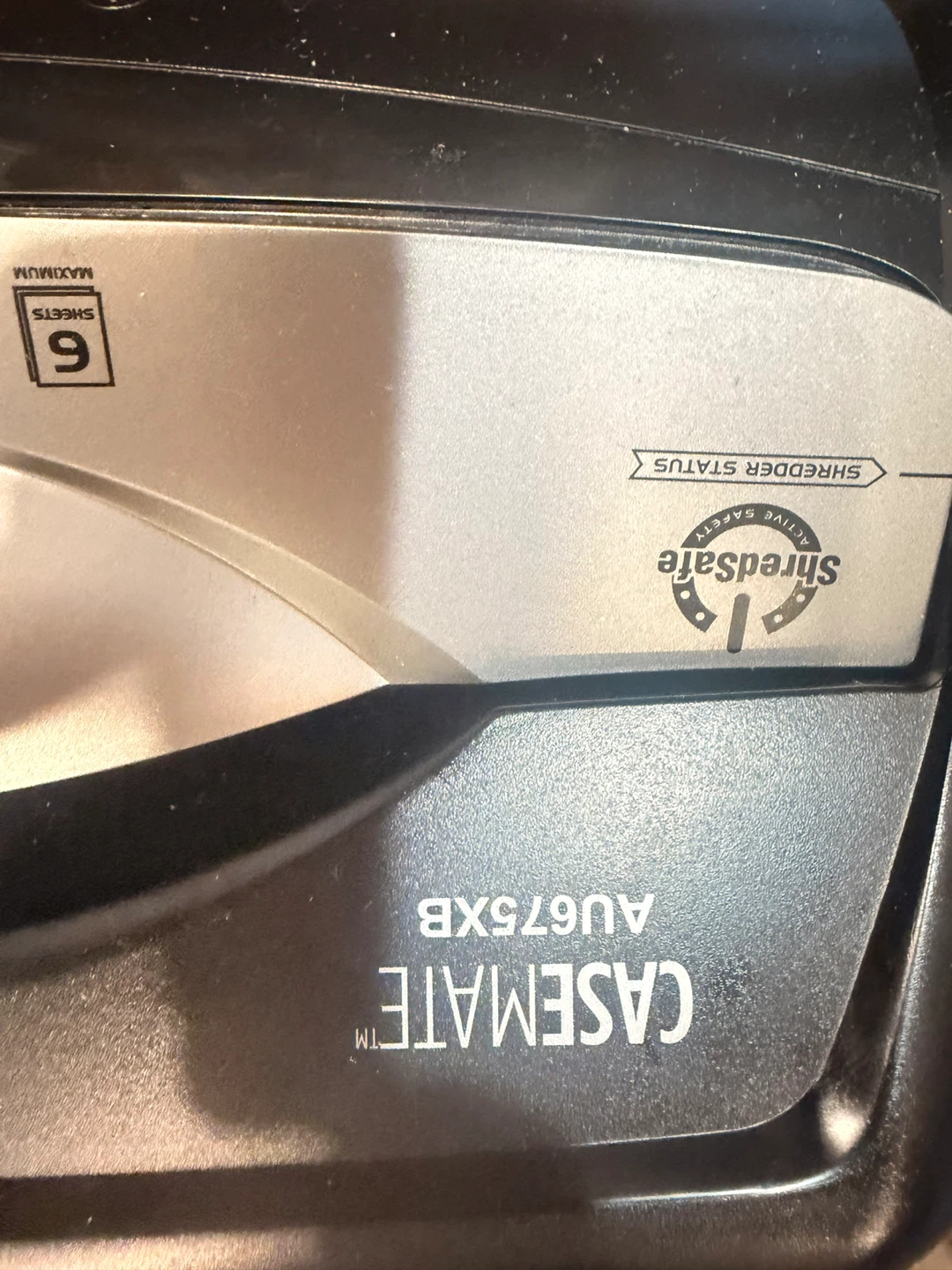 Casemate AU675XB Paper Shredder - photo 3