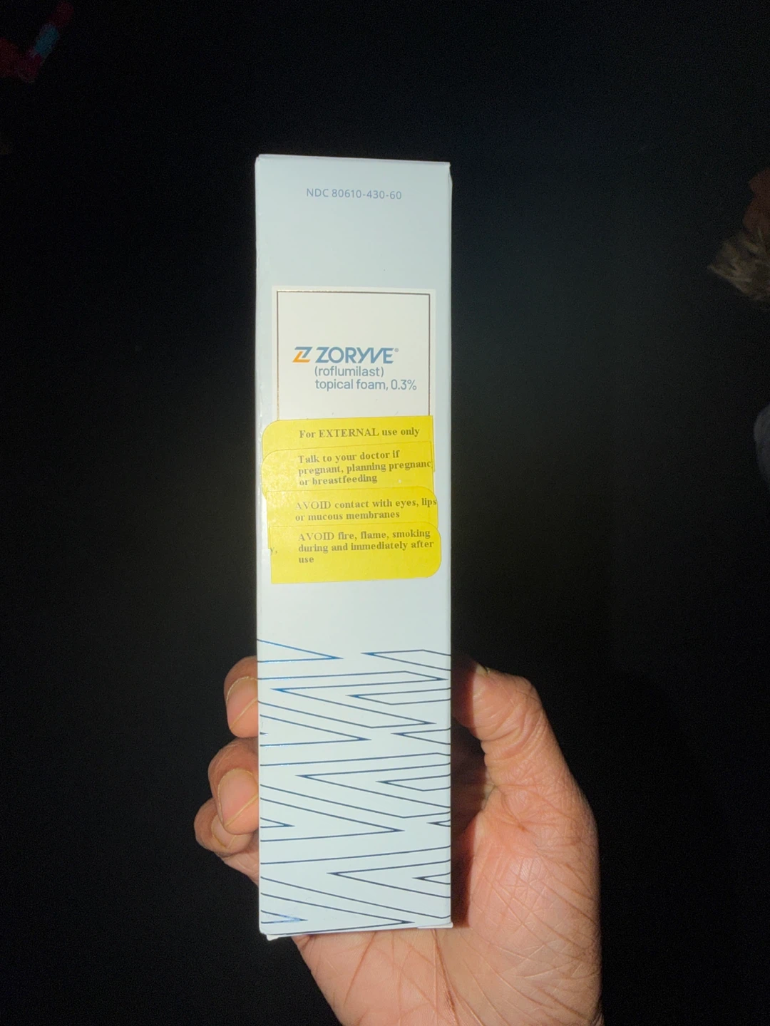 Zoryve (roflumilast) topical foam, 0.3%