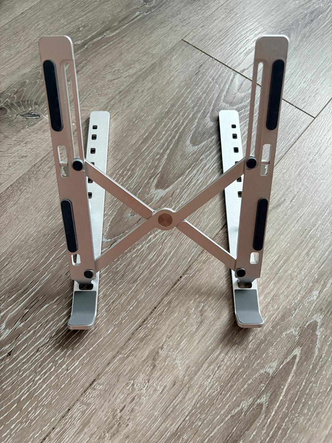 Adjustable Laptop Stand - Silver Aluminum