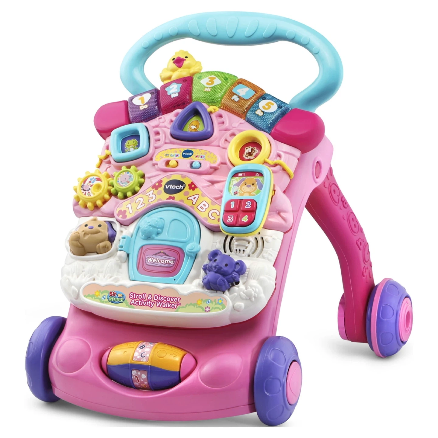VTech Stroll & Discover Activity Walker - Pink