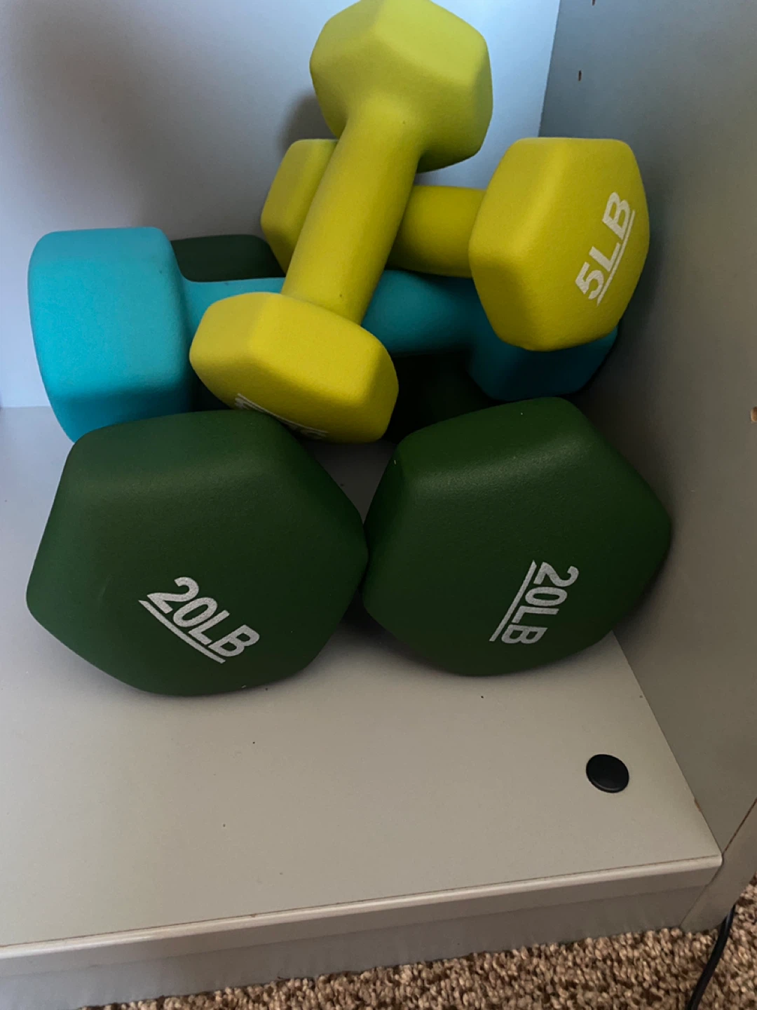 Dumbbell Set - 5LB, 10LB, 20LB Weights