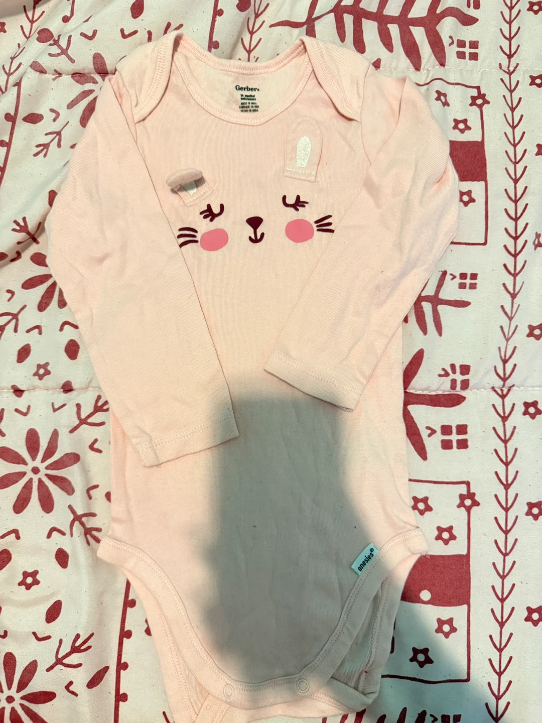 Cloud Island Long Sleeve Bodysuit - 12 Months