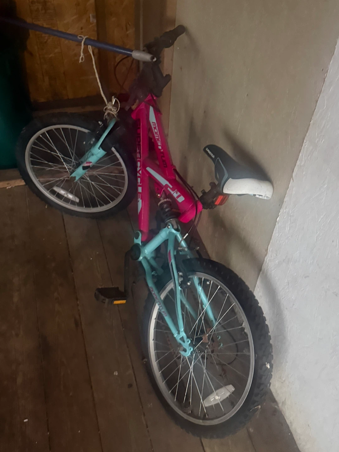 Kids Mountain Bike - Pink and Teal