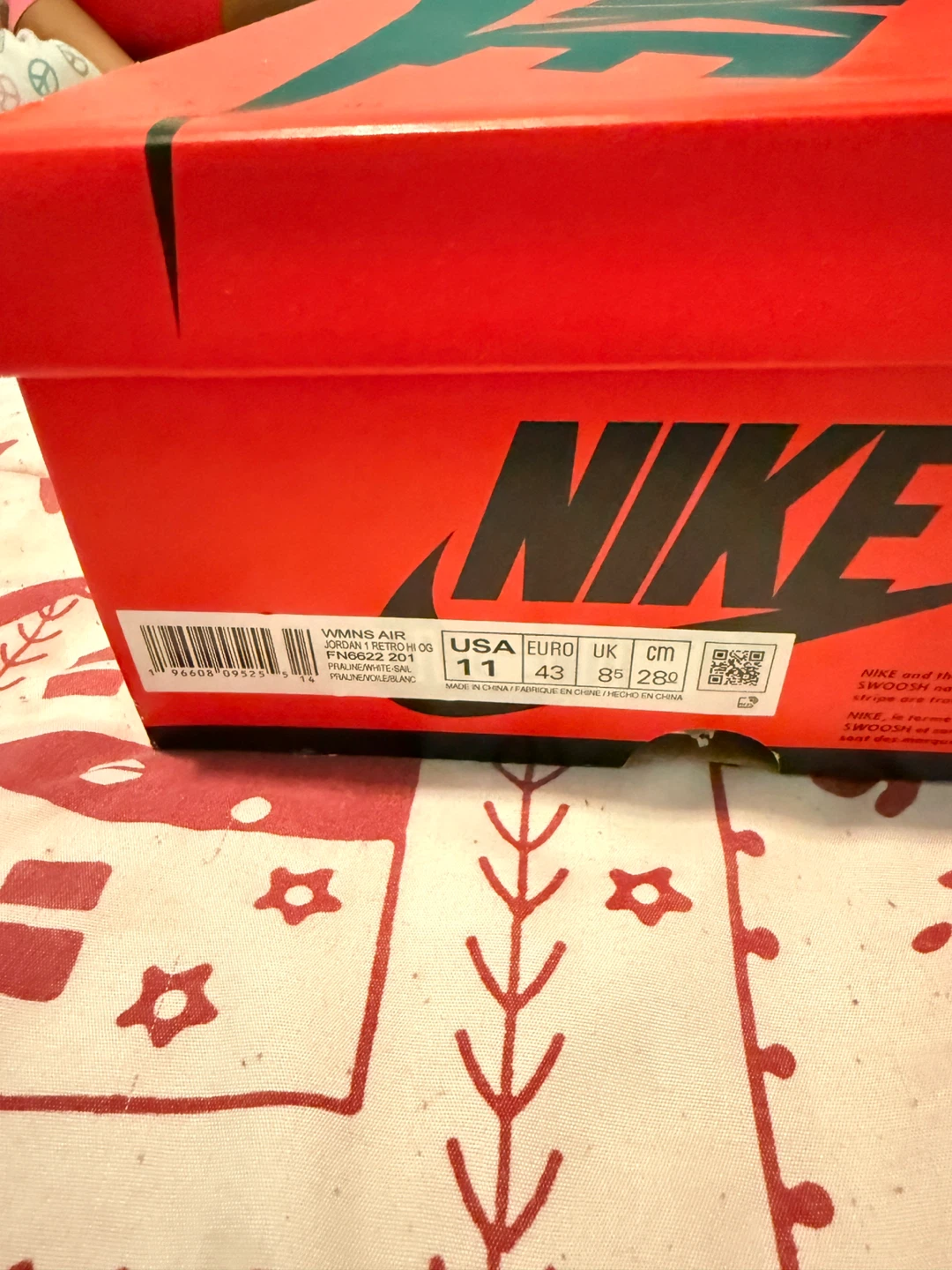 Nike Air Jordan 1 Retro High OG "Washed Coral" Women's Sneakers - photo 5
