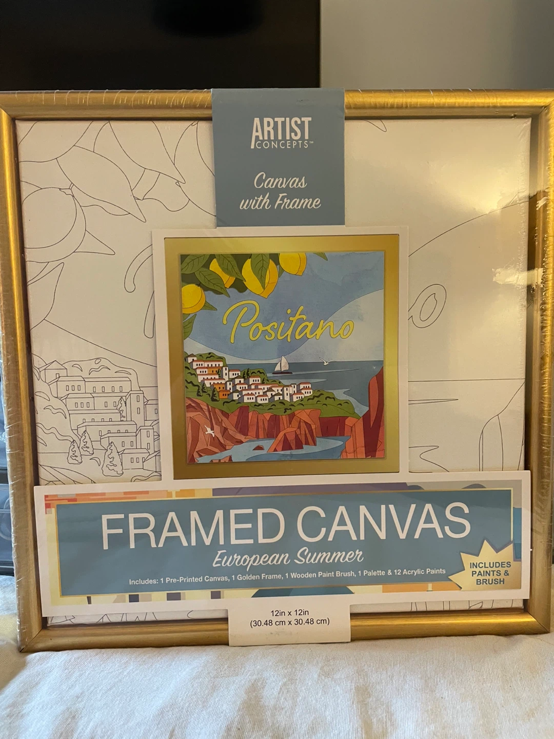 Artist Concepts "Santorini" Framed Canvas Paint Kit - photo 3