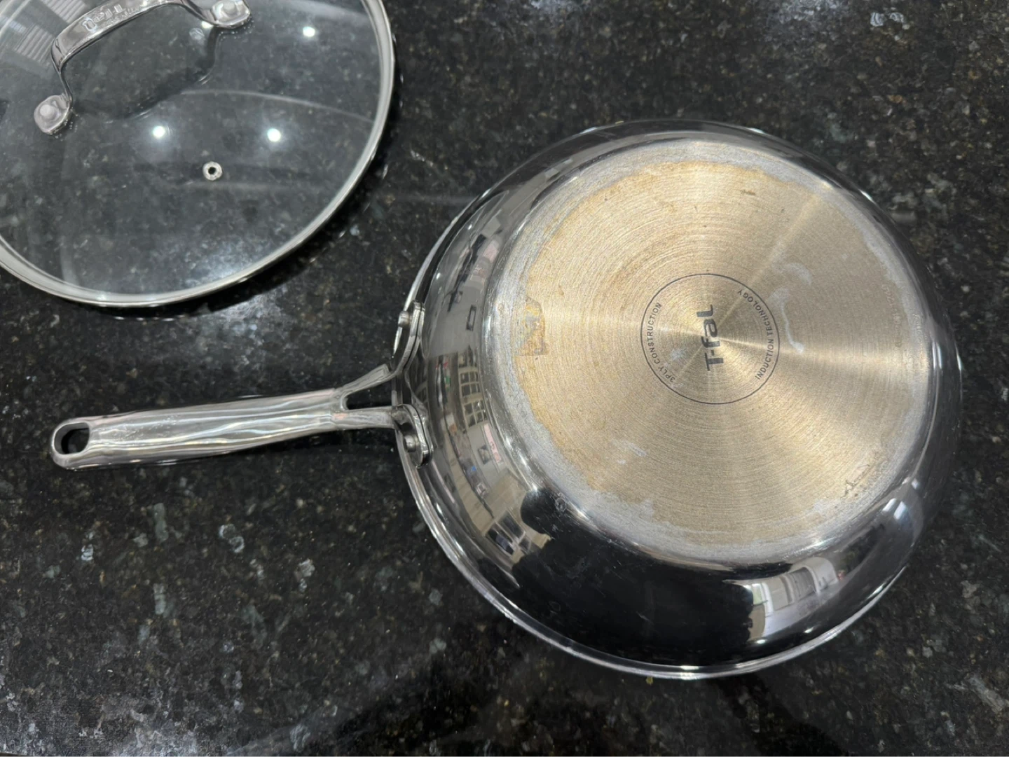 T-fal Fry Pan used, no damages heavy solid construction - photo 3