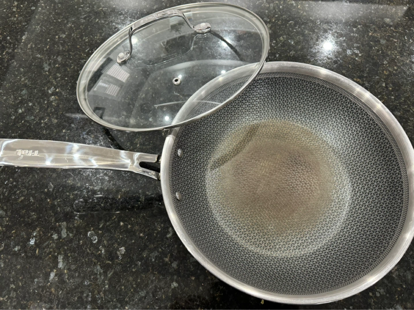 T-fal Fry Pan used, no damages heavy solid construction - photo 2