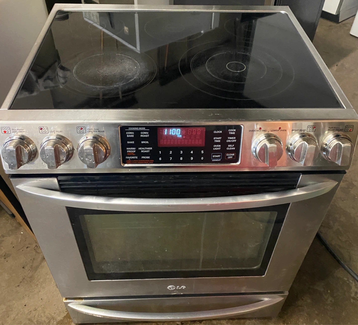 LG STAINLESS RANGE