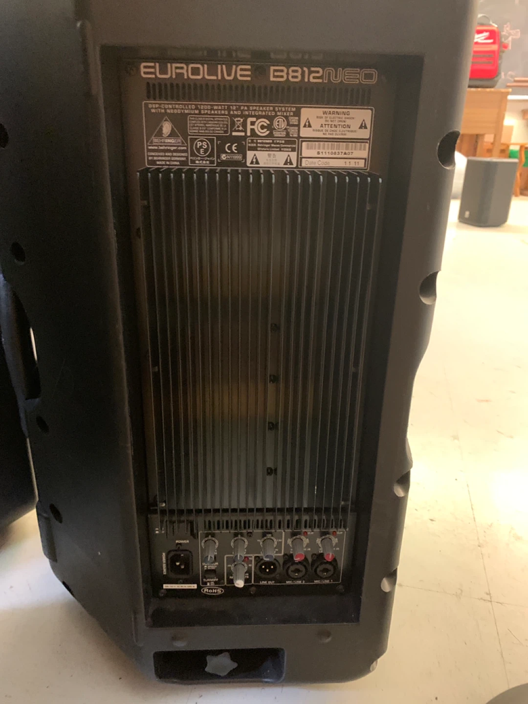 Behringer EUROLIVE B812NEO 1200W Powered PA Speaker System - photo 5