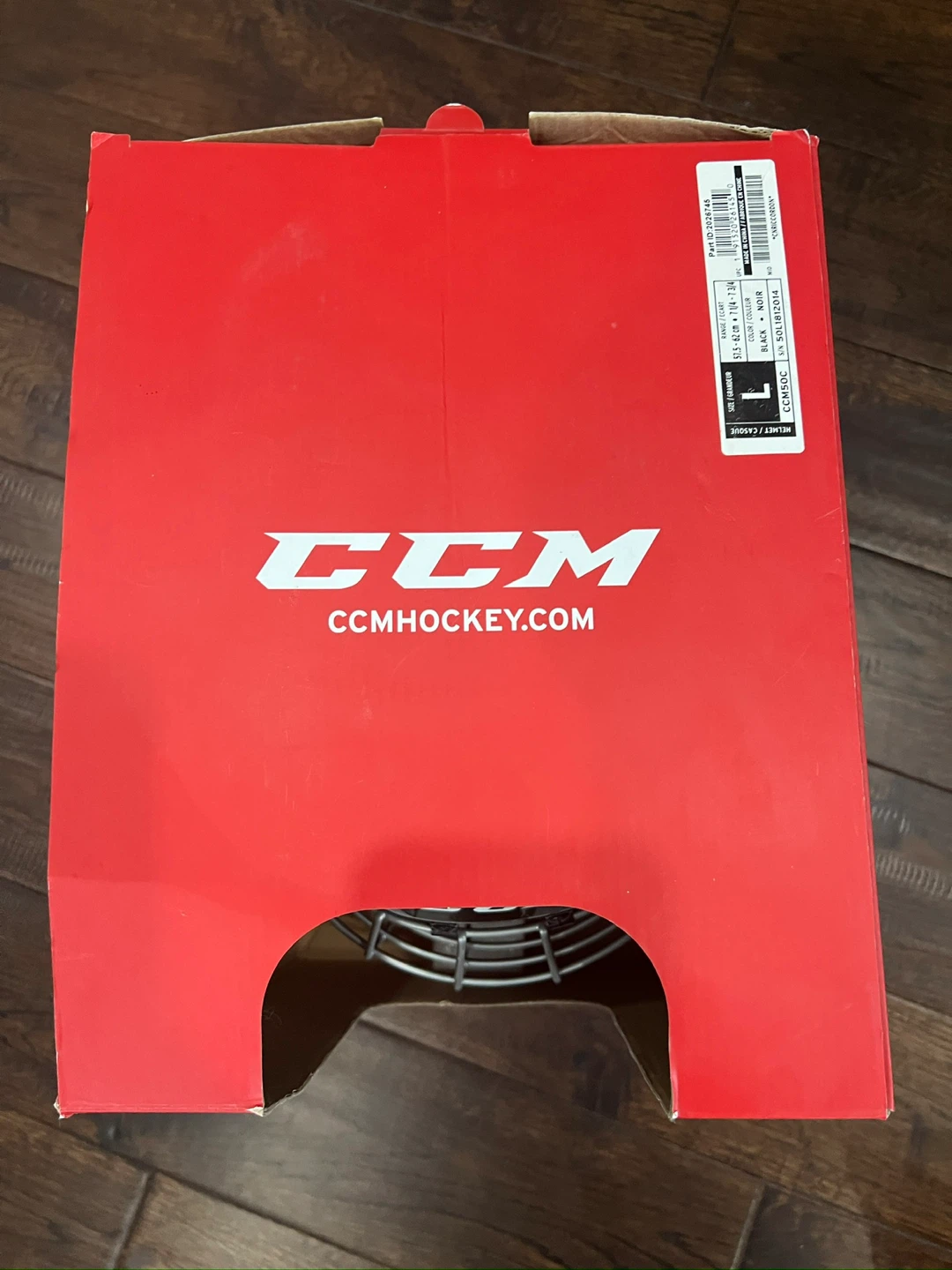 CCM 50 Hockey Helmet - Black - Size L - photo 2