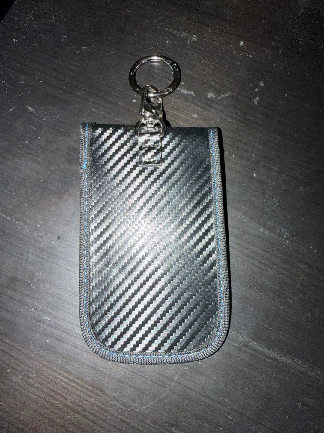 Carbon Fiber Key Fob Pouch RFID blocking - photo 3