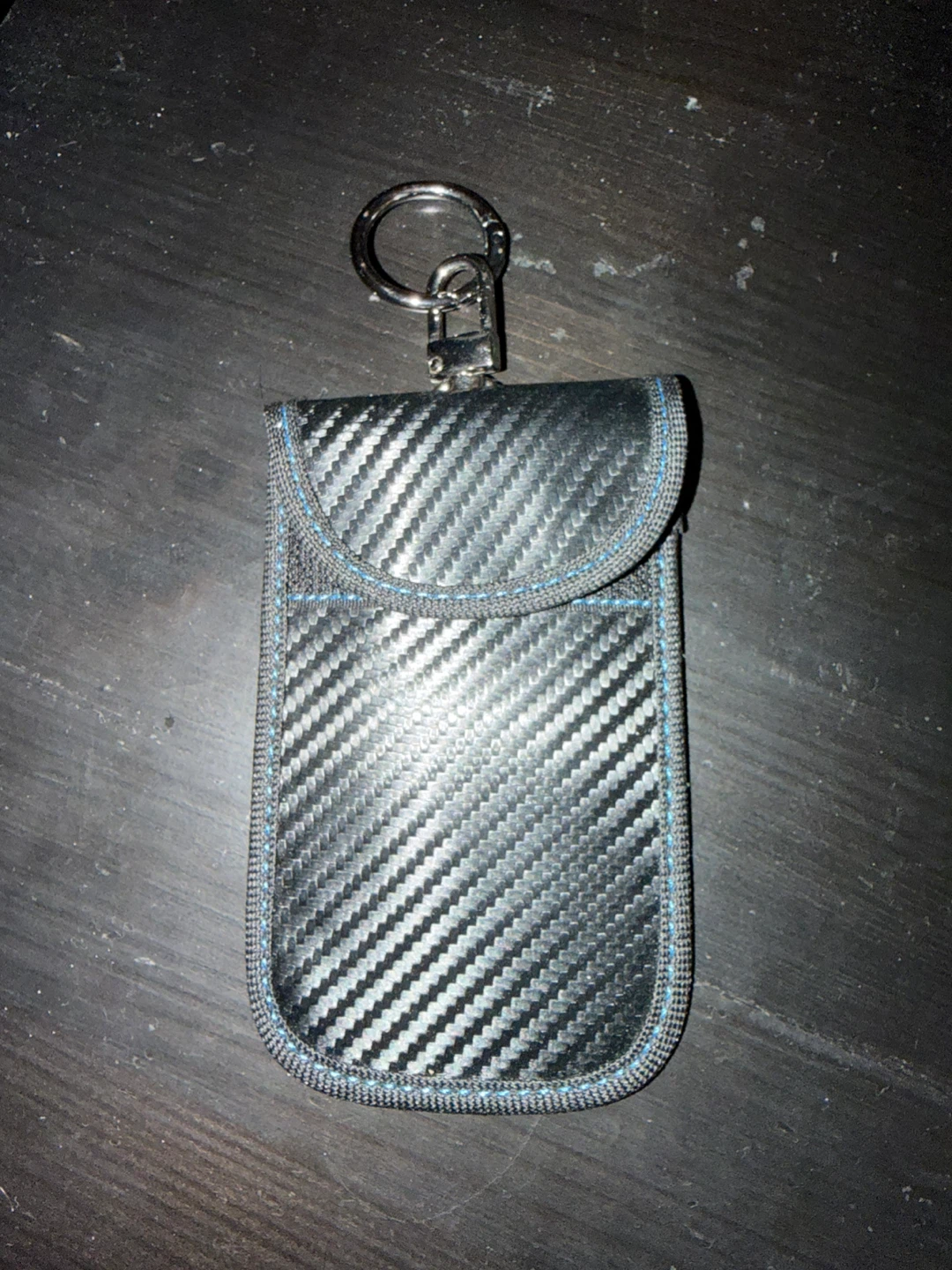 Carbon Fiber Key Fob Pouch RFID blocking