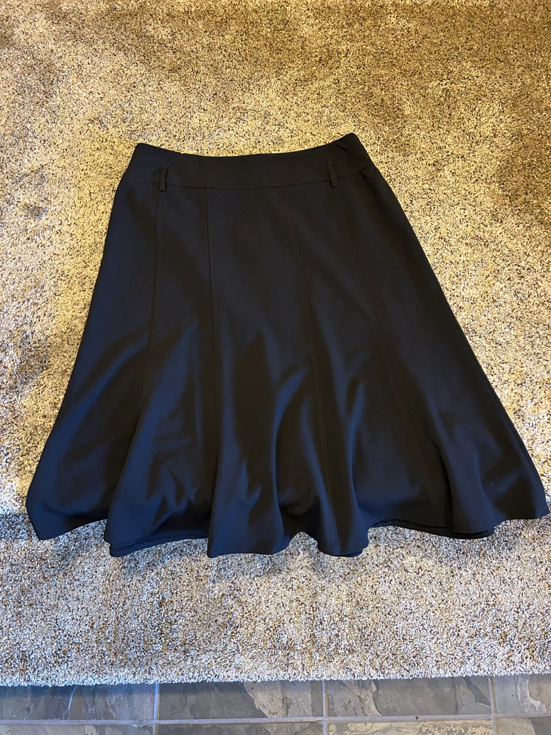 Sandro Black A-Line Skirt Size 6