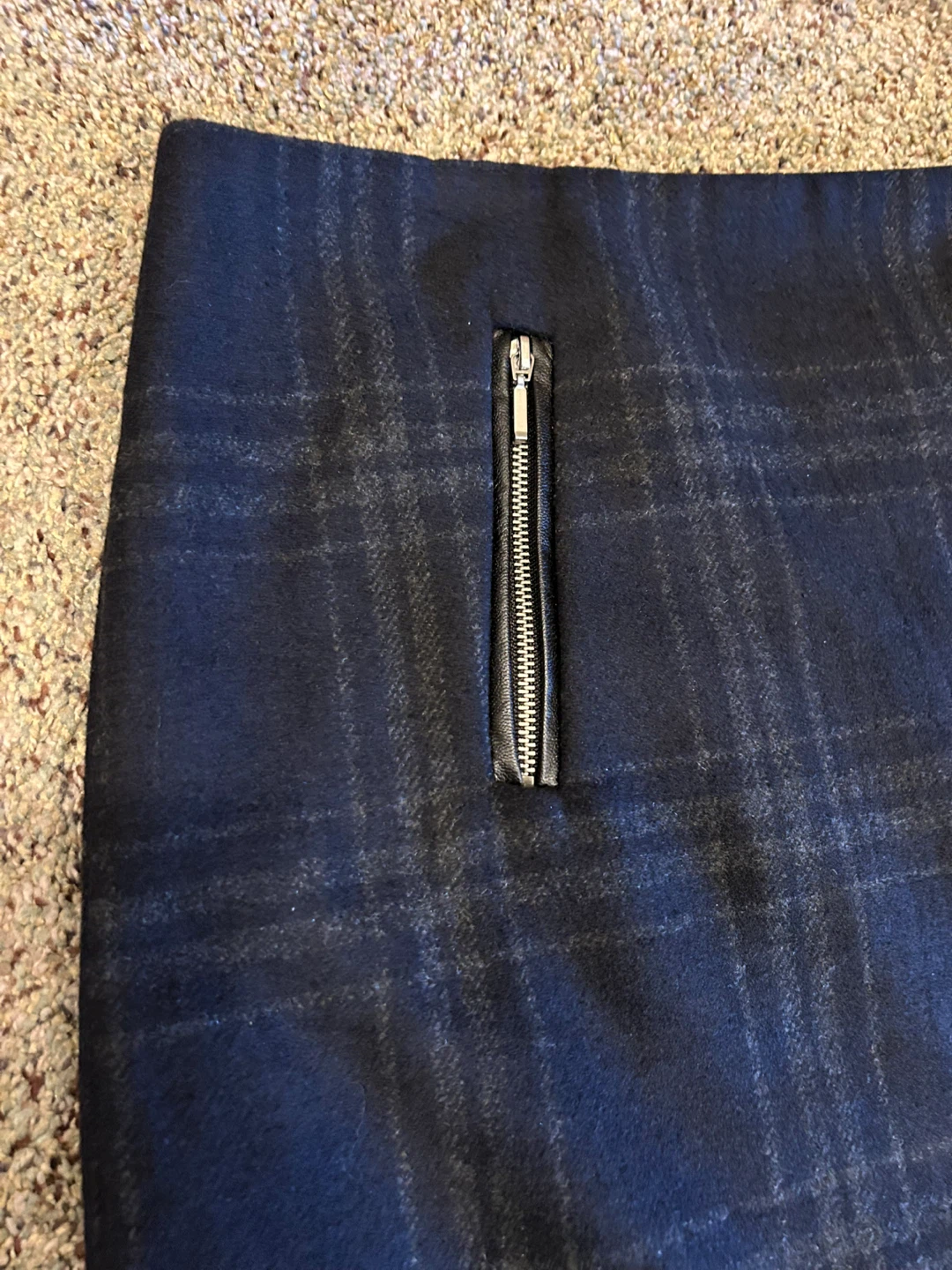 Paraphrase Tartan Mini Skirt Size 10 with Zipper Pockets - photo 5