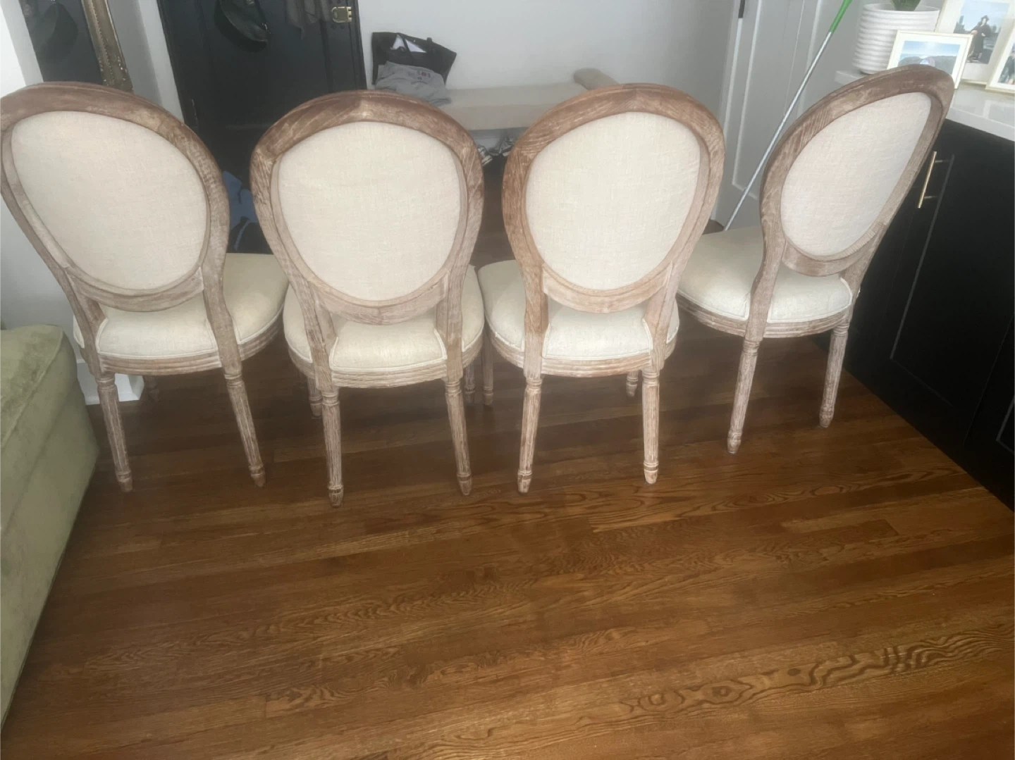 Set of 4 Oval Back Dining Chairs - photo 2
