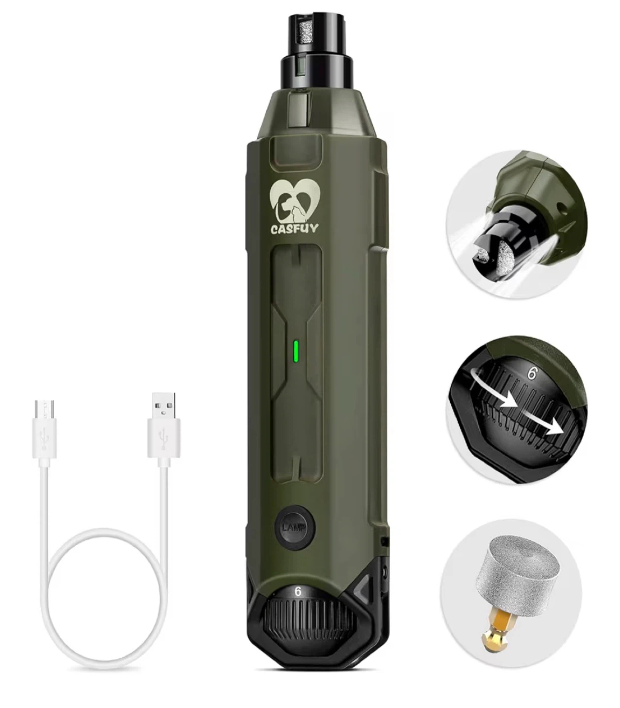 New Professional Pet Nail Grinder with 4.8V Motor