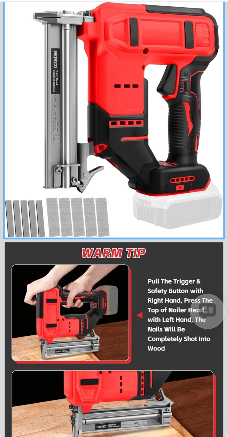 Nailer/Stapler 18 Gauge 2-in-1 Tool - photo 3