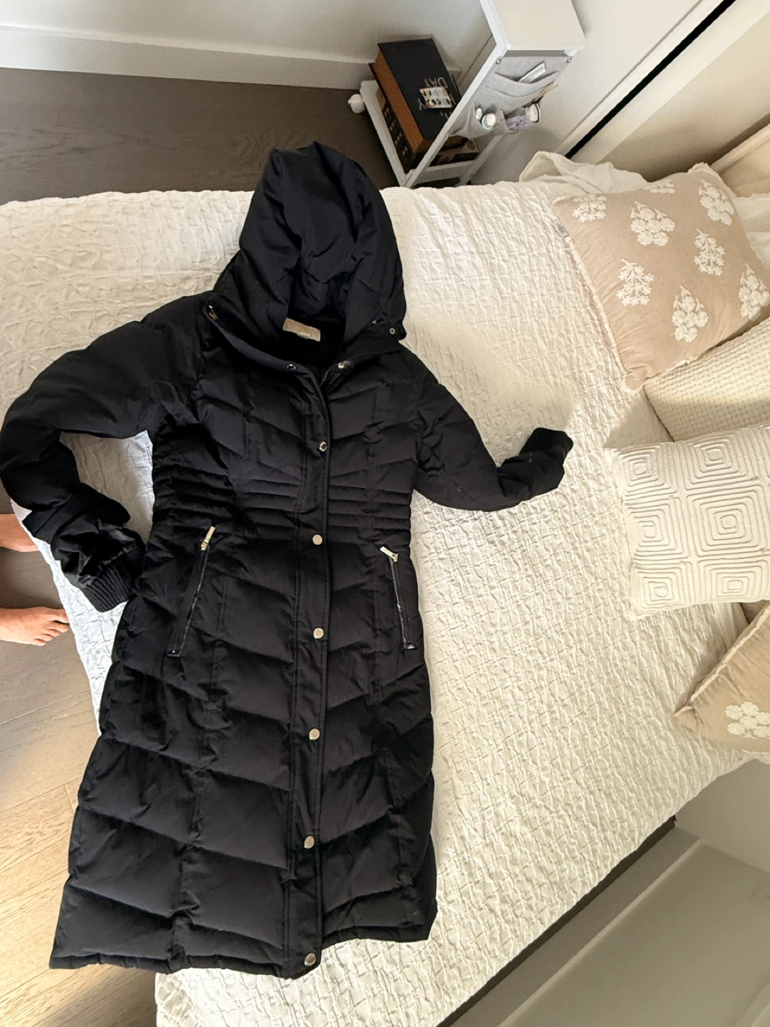Michael Kors Black Puffer Coat - Size M - photo 2