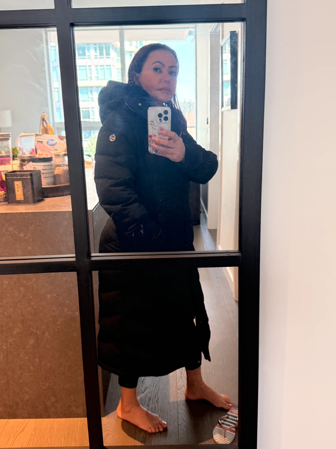 Michael Kors Black Puffer Coat - Size M - photo 5
